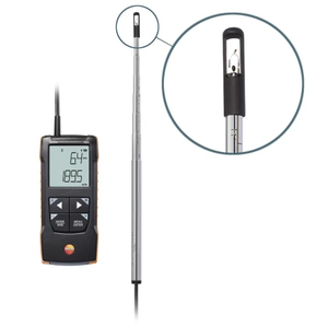 เครื่องวัดความเร็วลมแบบดิจิตอล Testo 425 พร้อมการเชื่อมต่อแอปพลิเคชัน OBM หน่วยวัดความเร็วลม - Product Image 1