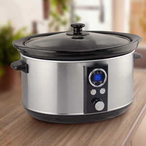 Marmite ovale 7 QT, 220V, cuisson lente numérique, pour la maison, les hôtels et le commerce, meilleure vente en chine - Product Image 2