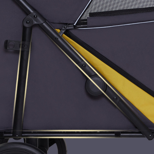 Hot Bán Vật Nuôi Xe đẩy xách tay gấp du lịch chó Xe đẩy vật nuôi xe đẩy mèo giỏ hàng tàu sân bay 4 bánh xe cho chó - Product Image 3