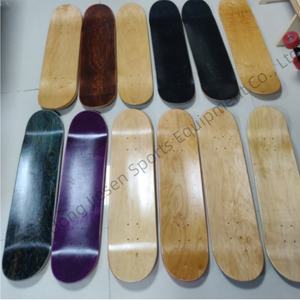 JIESEN Vente chaude Planches de skateboard vierges personnalisées en <span class=keywords><strong>bois</strong></span> d'érable naturel à 7 couches Concave moyenne Plaque plate 8 8,5 pouces - Product Image 4