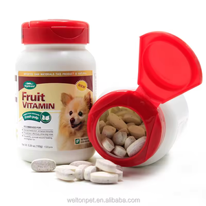 OEM Nutrition 150g 125pcs Fruit Vitamin Trace Mineral <strong>Goat</strong> <strong>Milk</strong> Calcium <strong>Tablets</strong> Dog Probiotics Supplement Chews Appetite Booster - Product Image 2