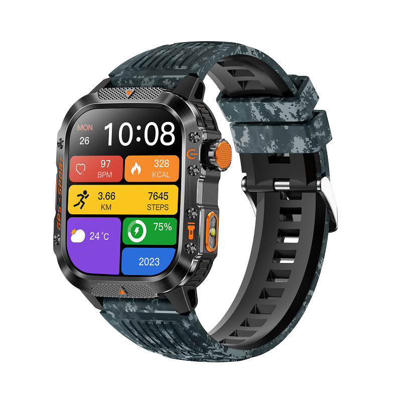 Green camouflage silicone