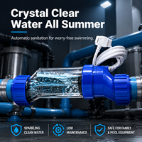 Sistem Pengganti Klorinator Garam Kolam Renang untuk Hayward AquaRite Paket Lengkap dengan Panel Kontrol & Sel Garam-15 & Saklar Aliran