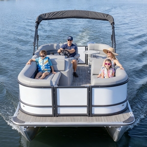 <span class=keywords><strong>Barca</strong></span> Pontone in Alluminio Saldato da 16 Piedi con <span class=keywords><strong>Motore</strong></span> Fuoribordo da 90 CV, Imbarcazione per Feste su Lago e Fiume per Famiglie, in Vendita - Product Image 2