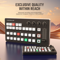 Mini controlador MIDI Vmix USB para videoconferencia 4K NDI HD PTZ Cámara Conmutador de transmisión en vivo en sistema de transmisión