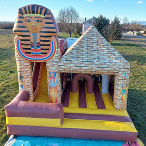 Castillo inflable para niños con tobogán, modelo Faraón. - Product Image 1