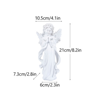 Ángel Alicia niña estatua lindo Estilo nórdico moda resina artesanía escritorio decoración del hogar - Product Image 5
