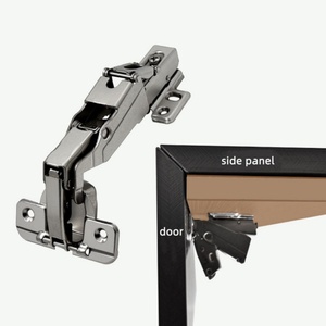 125 Degree Beveled Door Hinges Kitchen <b>Corner</b> <b>Cabinet</b> Hinges for Home Office Bedroom Apartment or Hospital Use - Product Image 2