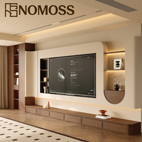 Meilleures ventes - Ensemble de meubles TV - Meuble mural moderne de luxe et meuble TV en bois moderne pour le salon