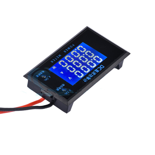 DC 0-500V 10A 5000W LCD Digital Voltmeter Ammeter Wattmeter Voltage Current Power Supply Energy Meter Detector Tester Monitor
