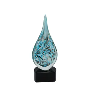 Hitop Haute Qualité Personnalisé Dragon Forme Art Cristal Verre Style Chinois Prix Trophées Fabricants En Gros