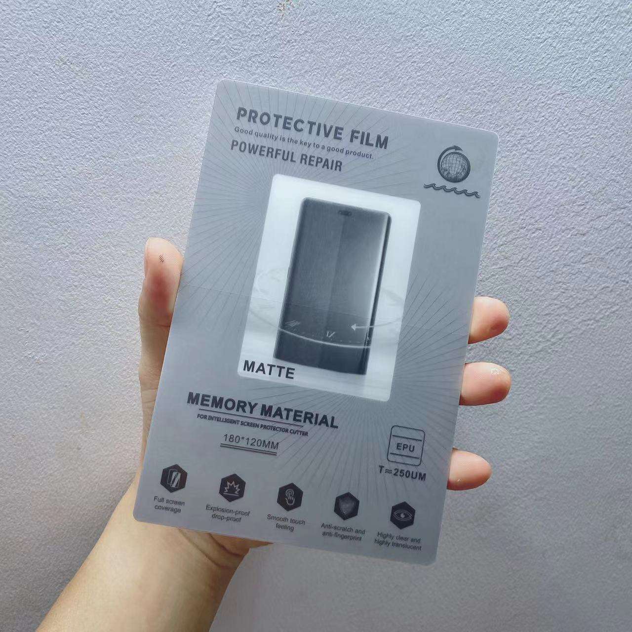 Film de réparation épaissi = film givré