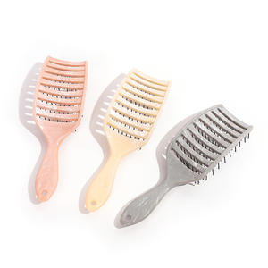 Оптовая продажа, недорогие аксессуары для женщин, салонные подарки для волос на заказ, Мраморная щетка для влажных и сухих волос, расчески для волос с логотипом - Product Image 3