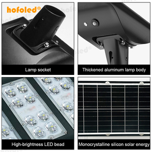 Lámpara Solar de Alta Calidad con Control Inalámbrico, 40W 60W 80W, Aluminio Integrado, Iluminación Comunitaria, Larga Vida Útil - Product Image 4