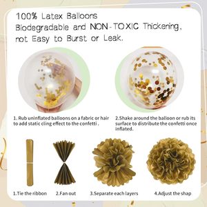 Stendardo di <span class=keywords><strong>buon</strong></span> <span class=keywords><strong>compleanno</strong></span> nappe oro bianco palloncini di <span class=keywords><strong>compleanno</strong></span> Set decorazioni per il 16 ° 21 ° 30 ° <span class=keywords><strong>compleanno</strong></span> 40 ° <span class=keywords><strong>compleanno</strong></span> forniture per feste - Product Image 3