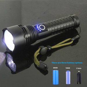 Vente en gros P50 Lampe de poche LED à zoom longue portée pour le chargement d'urgence en plein air par USB Patrouille d'équitation portable-transfrontalière - Product Image 1