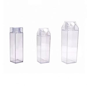Wholesale 500Ml <b>Plastic</b> Milk Carton <b>Water</b> <b>Bottle</b> Juice <b>Plastic</b> Tumblers Custom Logo for Sport Drinking <b>Water</b> <b>Bottles</b> - Product Image 5