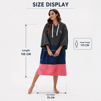 Serviette de bain légère à séchage rapide, peignoir en microfibre, poncho de surf pour la natation, la plage, les sports de plein air