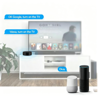 Tuya Smart - Télécommande universelle automatique 3-en-1 - ABS - Infrarouge - Détection de la température et de l'humidité - Portée de 6 m - Pour usage domestique
