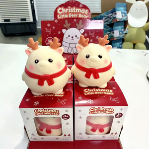 Juguetes Blandos Navideños Jumbo al por Mayor, Juguete Sensorial de Reno Gigante para Apretar, Juguetes Antiestrés para Niños, Regalos para Fiestas Navideñas - Product Image 2