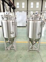 Réservoir de fermentation conique en acier inoxydable 100L 1BBL 200L 300L 500L 1000L 2000L 3000L à vendre