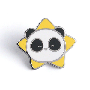 Irregular Customized Unique Design Panda Metal Souvenir Gift <b>Badge</b> - Product Image 1