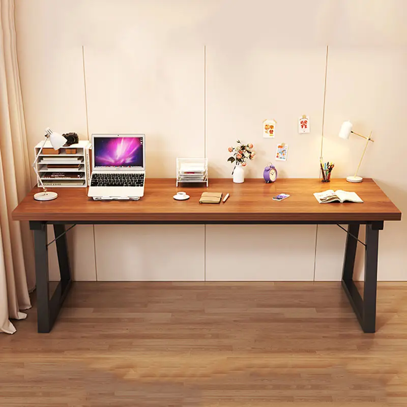 Preço por atacado superfície lisa madeira móveis escondido computador mesa mesa mesa mesa