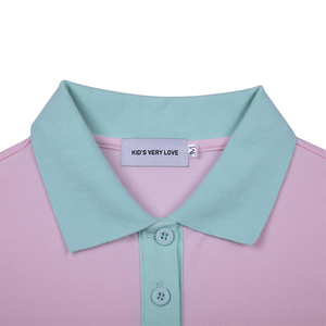 Chemise de golf rose 100 coton personnalisée pour <span class=keywords><strong>femme</strong></span> de marque Teesso avec col côtelé plat Logo <span class=keywords><strong>polo</strong></span> brodé <span class=keywords><strong>t</strong></span>-shirts pour femmes - Product Image 3