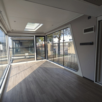 Capsule spatiale en acier préfabriquée détachable, maison conteneur pour hôtel ou usage domestique, solutions de logement mobiles personnalisées