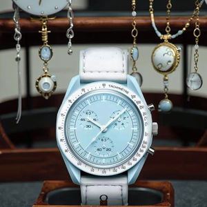 La boîte de montre pour hommes convient aux montres à quartz <span class=keywords><strong>Omega</strong></span> sur les thèmes du Soleil, de Vénus, de <span class=keywords><strong>Saturne</strong></span>, de la Lune, de Neptune et de Jupiter. - Product Image 1