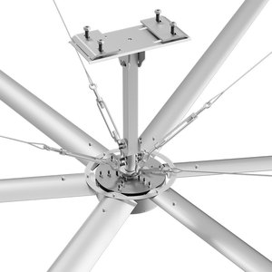 Keyuefeng <span class=keywords><strong>Ventilateur</strong></span> <span class=keywords><strong>de</strong></span> <span class=keywords><strong>plafond</strong></span> industriel en aluminium à haut <span class=keywords><strong>volume</strong></span> <span class=keywords><strong>de</strong></span> 15 pieds HVLS à économie d'énergie <span class=keywords><strong>de</strong></span> 4.5m avec moteur PMSM - Product Image 2
