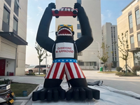 Modèle gonflable géant personnalisé de King Kong, grand gorille publicitaire, en tissu Oxford