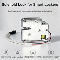 Cerradura Solenoide Delgada de 13 mm con Desbloqueo Silencioso, Sistema Push to Lock HLD3814
