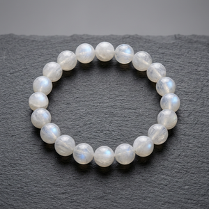 Rainbow Moonstone Beaded Gemstone <b>Bracelet</b> for Unisex-Party Wedding Anniversary Gift - Product Image 5