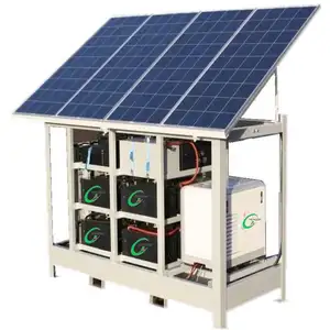 Generator Surya Portabel 1000 Watt 1kw Sistem Surya untuk Rumah