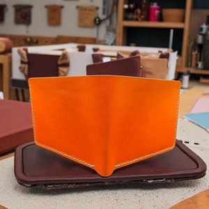 Boshiho Genuine Italian Leather Short Trifold <b>Wallet</b> Lining Money Clip Credit Card Holders <b>RFID</b> <b>Blocking</b> Multi-Function Vintage - Product Image 5