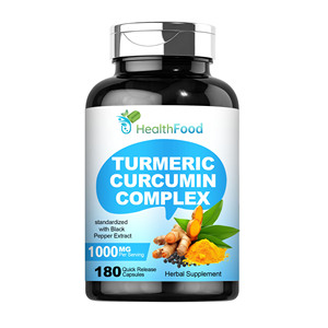 Cápsulas de Cúrcuma y Curcumina Personalizadas OEM ODM, Promueven un Sistema Inmunológico Saludable y un Equilibrio Digestivo, Suplemento Dietético - Product Image 1