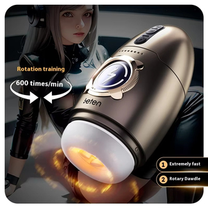 Gobelet d'entraînement à rotation automatique pour hommes adultes, réduit la sensibilité, améliore l'endurance, manchon réaliste à grande vitesse, machine sexuelle - Product Image 2