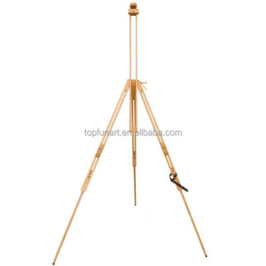 Chevalet de table triangulaire portable en bois de hêtre de grande taille, de haute qualité, écologique, naturel, taille personnalisable, FSC/SEDEX/BSCI - Product Image 4