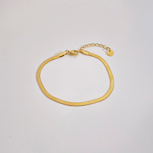 <span class=keywords><strong>Bracelet</strong></span> en Acier Inoxydable Plaquage <span class=keywords><strong>Or</strong></span> 18K Personnalisé PVD Étanche, <span class=keywords><strong>Bracelet</strong></span> Gourmette Torsadée Câble pour Femme - Product Image 2