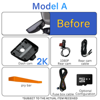Holroadx Offre Spéciale Caméra de Tableau de Bord 4G Avant 2K OEM pour Dongfeng Nammi 01 2025 2026 avec Application, Mode Parking et Vision Nocturne
