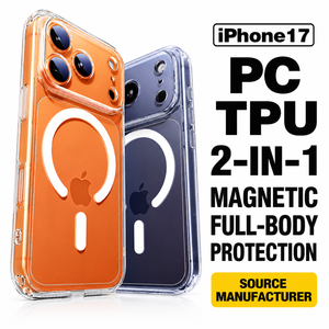 Custodia Protettiva Magnetica Trasparente per <span class=keywords><strong>iPhone</strong></span> 18 17 16 15 Pro Max, Anti-ingiallimento Compatibile con Ricarica Wireless - Product Image 2