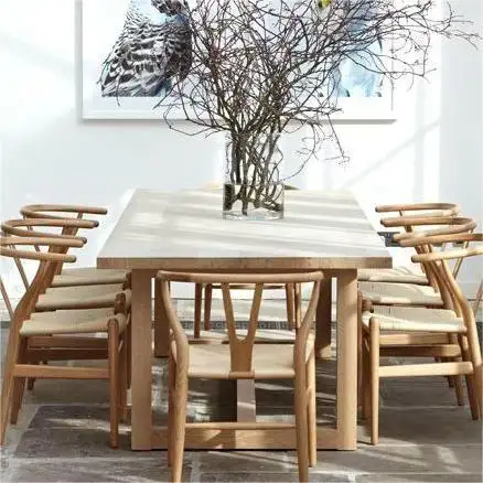 Sedia da pranzo del ristorante di legno del salone del Rattan dell'hotel della mobilia della stanza di buona qualità di modo moderno