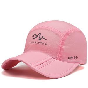 Cappello sportivo da arrampicata su misura leggero pieghevole all'aperto berretto da baseball da corsa traspirante in poliestere - Product Image 6