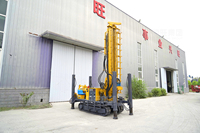 CE 2026 Hengwang Foreuse rotative pour puits d'eau, alimentée au diesel, sur chenilles, profondeur maximale 500m, avec pompe