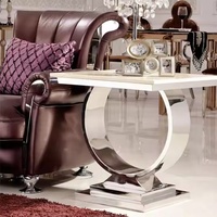 Ensembles de meubles de salon modernes et luxueux Tables d'appoint en marbre élégantes pour centre à manger et tables d'appoint Meubles de maison