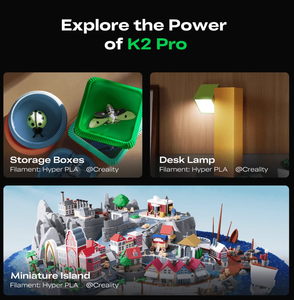 Creality K2 Pro <b>3D</b> <b>Printer</b> 4-Color Multi-Material System 600mm/s High Speed 300mm Cube Active Heated Chamber AI - Product Image 2