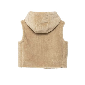 <span class=keywords><strong>Gilet</strong></span> à <span class=keywords><strong>capuche</strong></span> en <span class=keywords><strong>fausse</strong></span> <span class=keywords><strong>fourrure</strong></span> pour femmes personnalisé <span class=keywords><strong>avec</strong></span> poches, manteau <span class=keywords><strong>sans</strong></span> manches doublé en peluche, <span class=keywords><strong>gilet</strong></span> décontracté d'hiver, vêtements d'extérieur en gros directement en usine - Product Image 2
