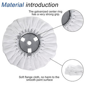 PEXMIENATS 18 pouces tissu blanc conduit d'air tissu roue métal Wagon roues antique métal chariot roues - Product Image 5