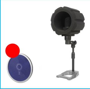 Escudo de aislamiento de micrófono de grabación de estudio Bufu con filtro Pop y soporte de trípode para micrófonos de condensador y <span class=keywords><strong>Yeti</strong></span> azul - Product Image 5